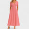 Robe Midi "Lea" – Élégante Coupe Trapèze