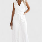 Jumpsuit "Lina" – Mouwloos met Strik