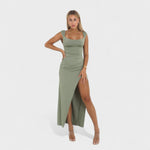Robe "Carolin" – Dos ouvert à nœud