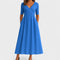 Robe Midi "Lea" – Élégante Coupe Trapèze