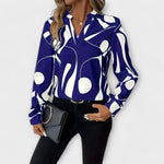 Blouse "Marie" – V-Hals & Lange Mouwen
