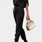Jumpsuit "Maja" – Off-Shoulder met Elastische Taille