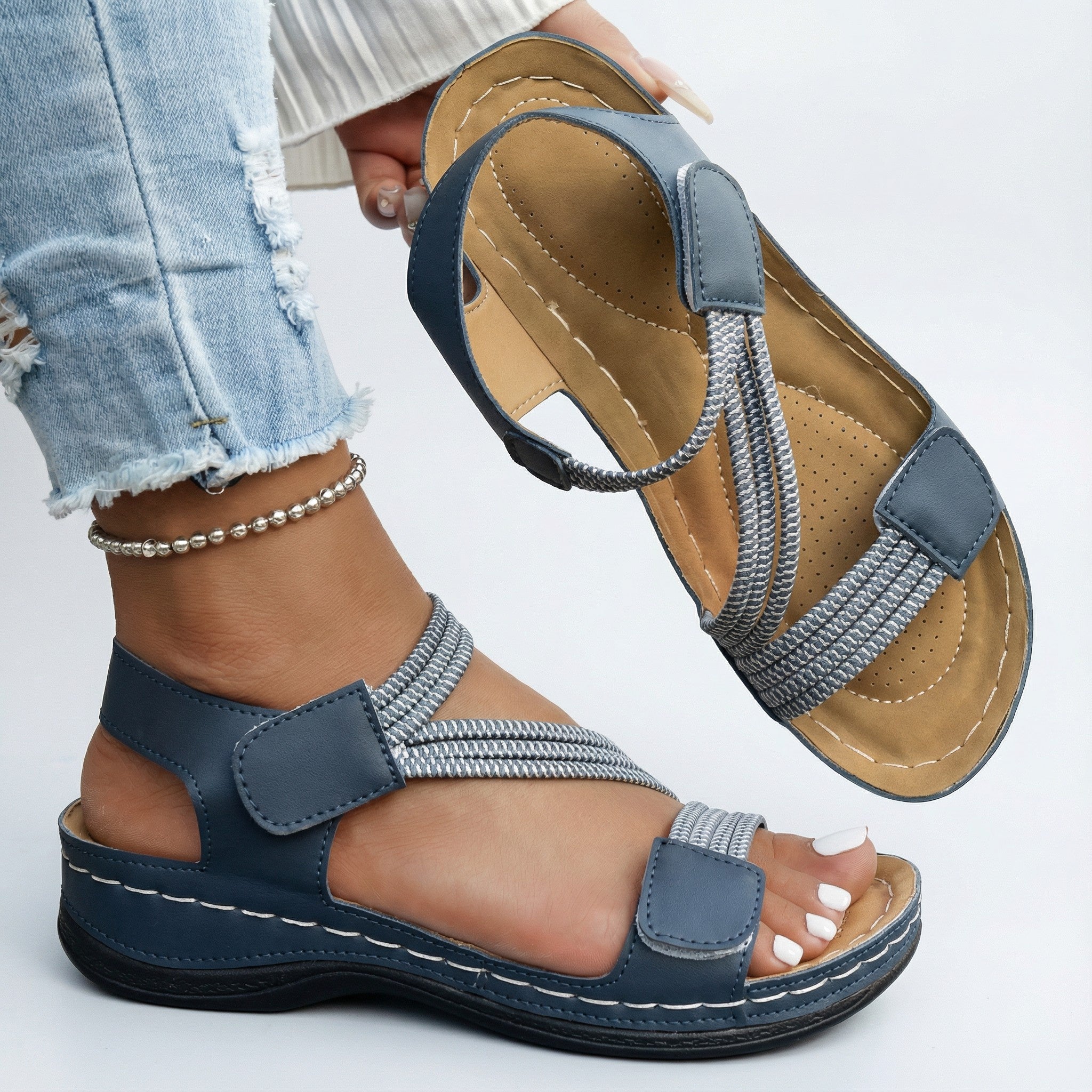 Comfortsandalen "Julia" – Zomers & Licht