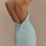 Robe longue dos-nu "Elke" – Drapée