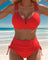 Bikini "Henriette" – Culotte haute & tissu côtelé