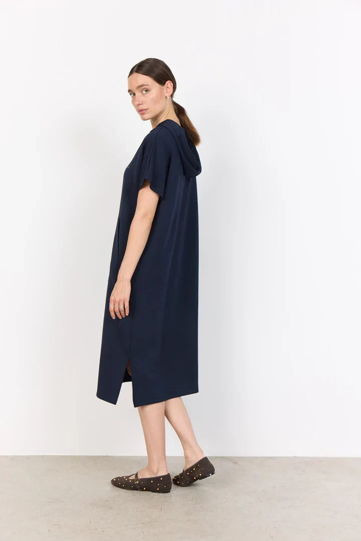 Robe sweat à capuche "Inge" – Casual