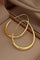 Boucles d'oreilles – Métal ovale