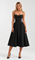 Robe midi "Martha" – Corsage structuré