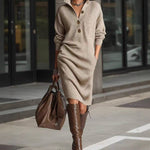 Robe en Maille "Hanna" – Chaude & Élégante
