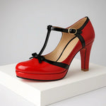 Pumps "Maria" – Leder met Strikje