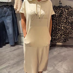Robe sweat à capuche "Inge" – Casual