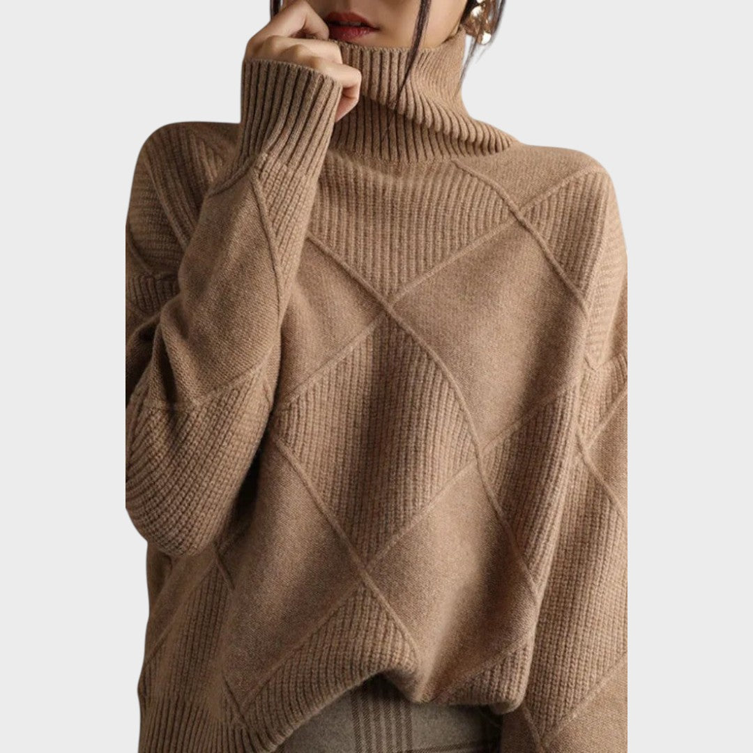Pull à col roulé "Senta" – Cachemire