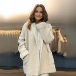 Gebreid Vest "Brigitte" – Met Zakken