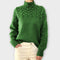 Pull "Eva" – Maille Torsadée à Col Montant