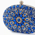 Clutch "Susanne" – Strass met Knoopdetail