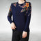 Pull en maille "Maravella" – Motif fleuri