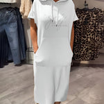 Robe sweat à capuche "Inge" – Casual