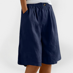 Linnen Short met Zakken