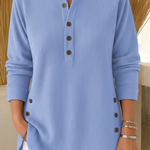 Pull "Elise" – Maille unie à manches longues