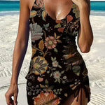 Tankini "Kerstin" – Imprimé floral avec shorty