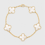 Bracelet – Motif trèfle doré