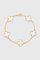 Armband – Klavermotief Verguld