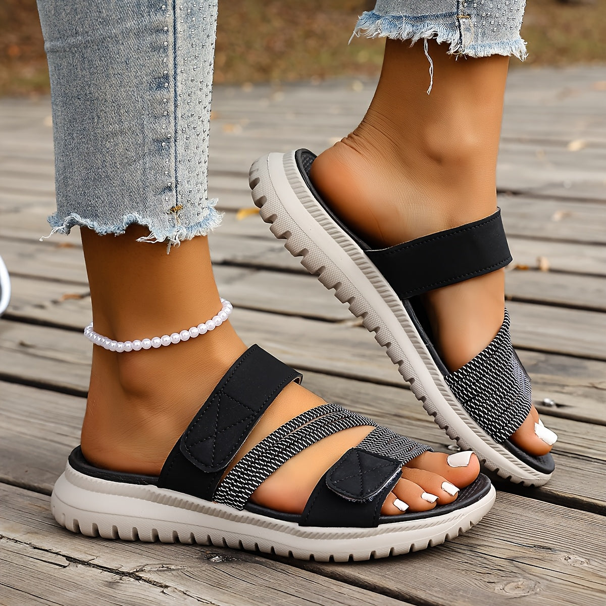 Sandales orthopédiques "Ella" – Velcro