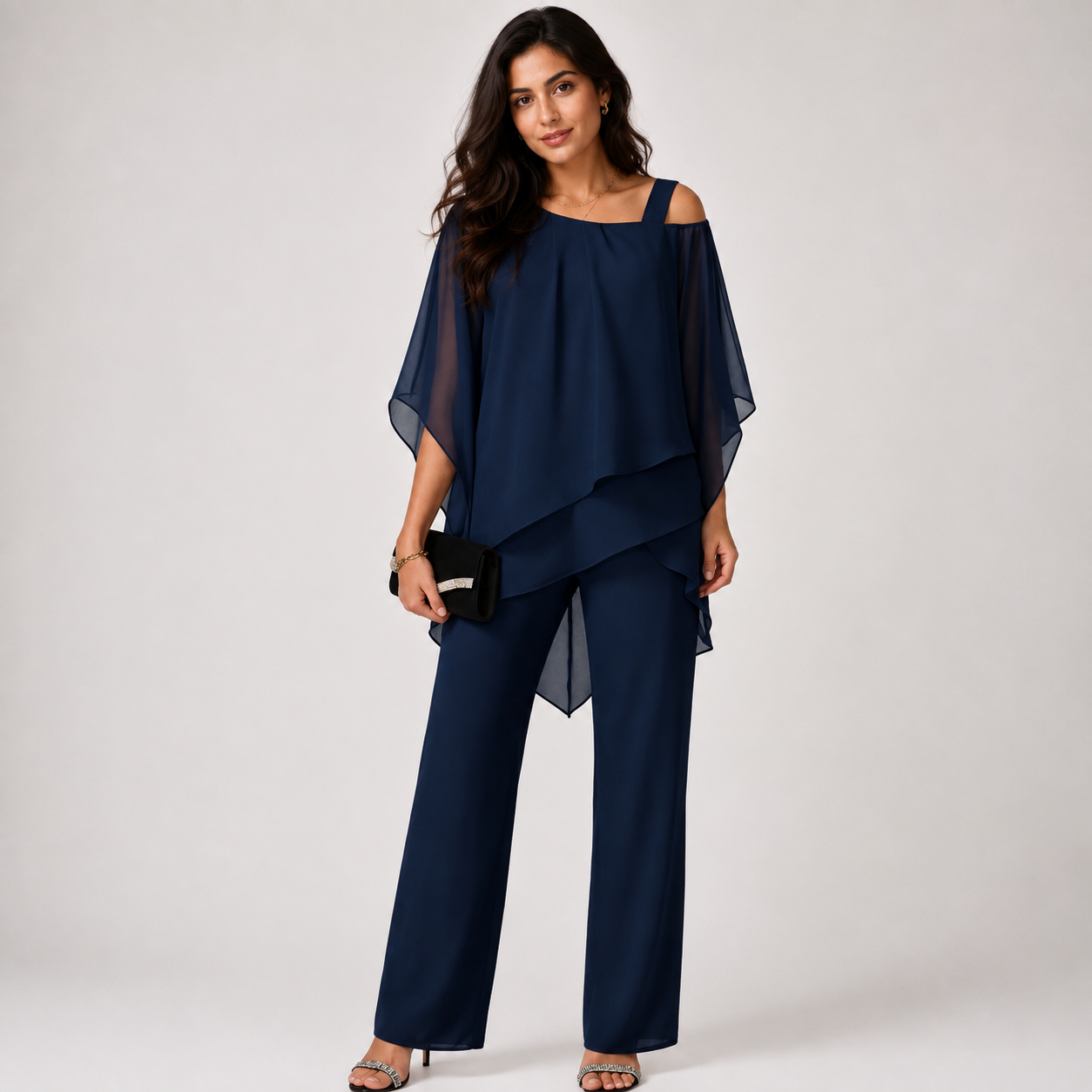 Ensemble de soirée "Carolina" – Top bustier & pantalon