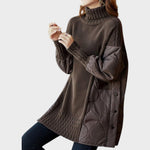 Trui "Sarah" – Oversized met Hoge Kraag