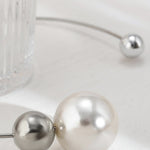 Collier – Perles métalliques