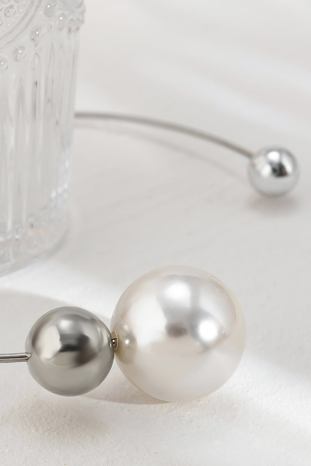 Collier – Perles métalliques