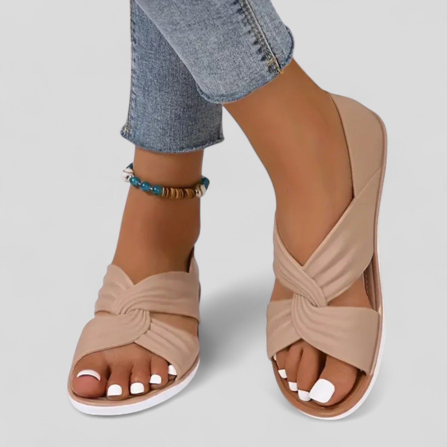 Sandales confort "Cornelia" – Brides croisées