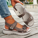 Comfortsandalen "Lisa" – Leer & Klittenband
