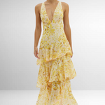 Chiffon Maxikleed "Stefanie" – Zomer