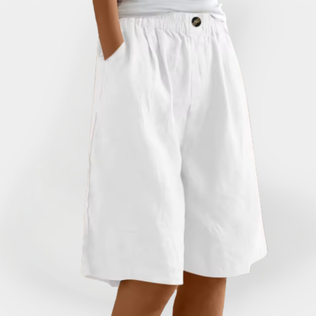 Linnen Short met Zakken