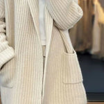 Gebreid Vest "Brigitte" – Met Zakken