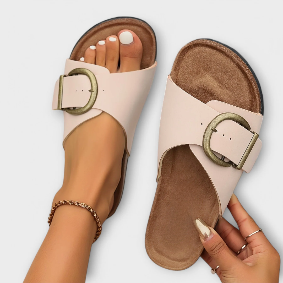 Sandales orthopédiques "Ulrike" – Boucle vintage