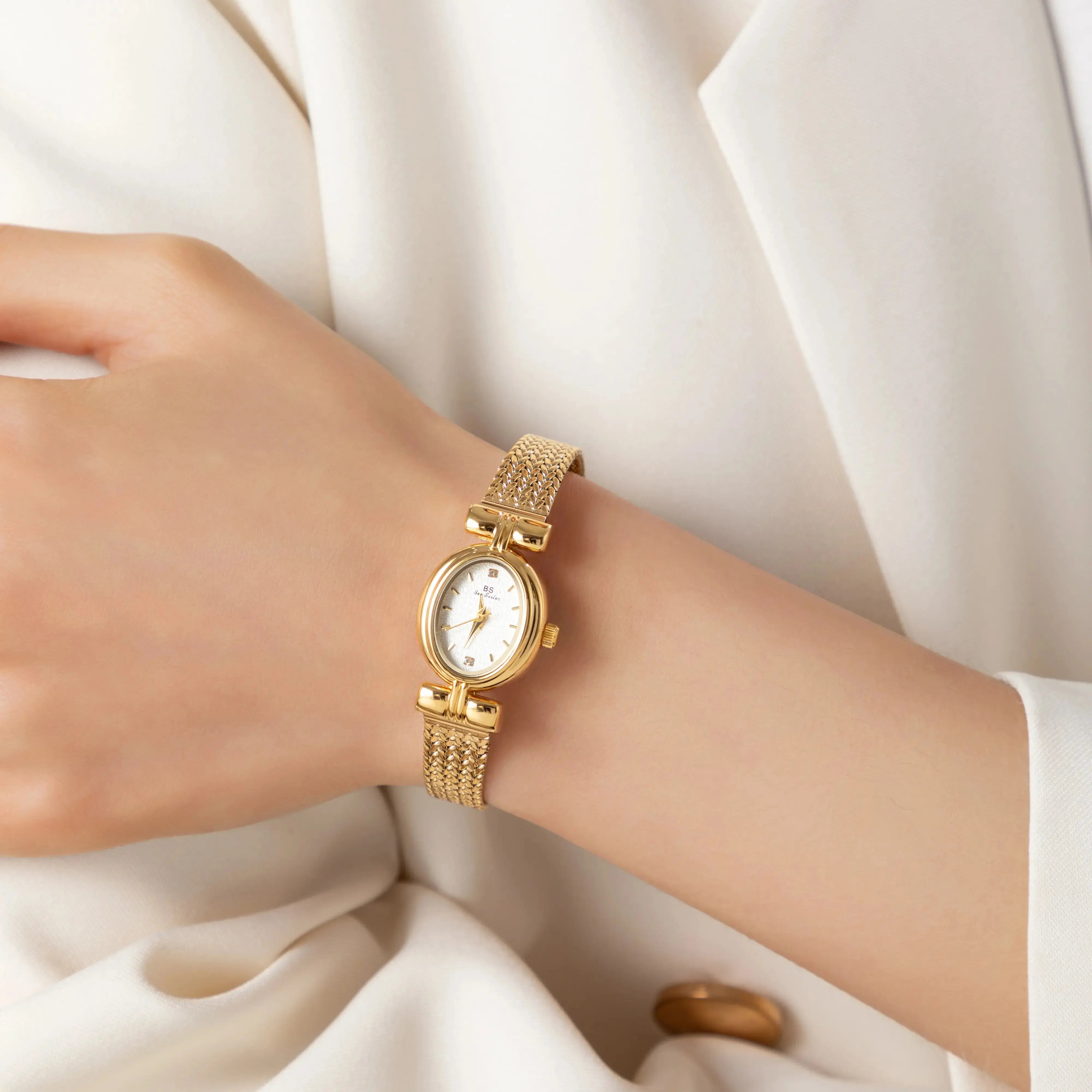Montre "Maso" – Cadran ovale rétro