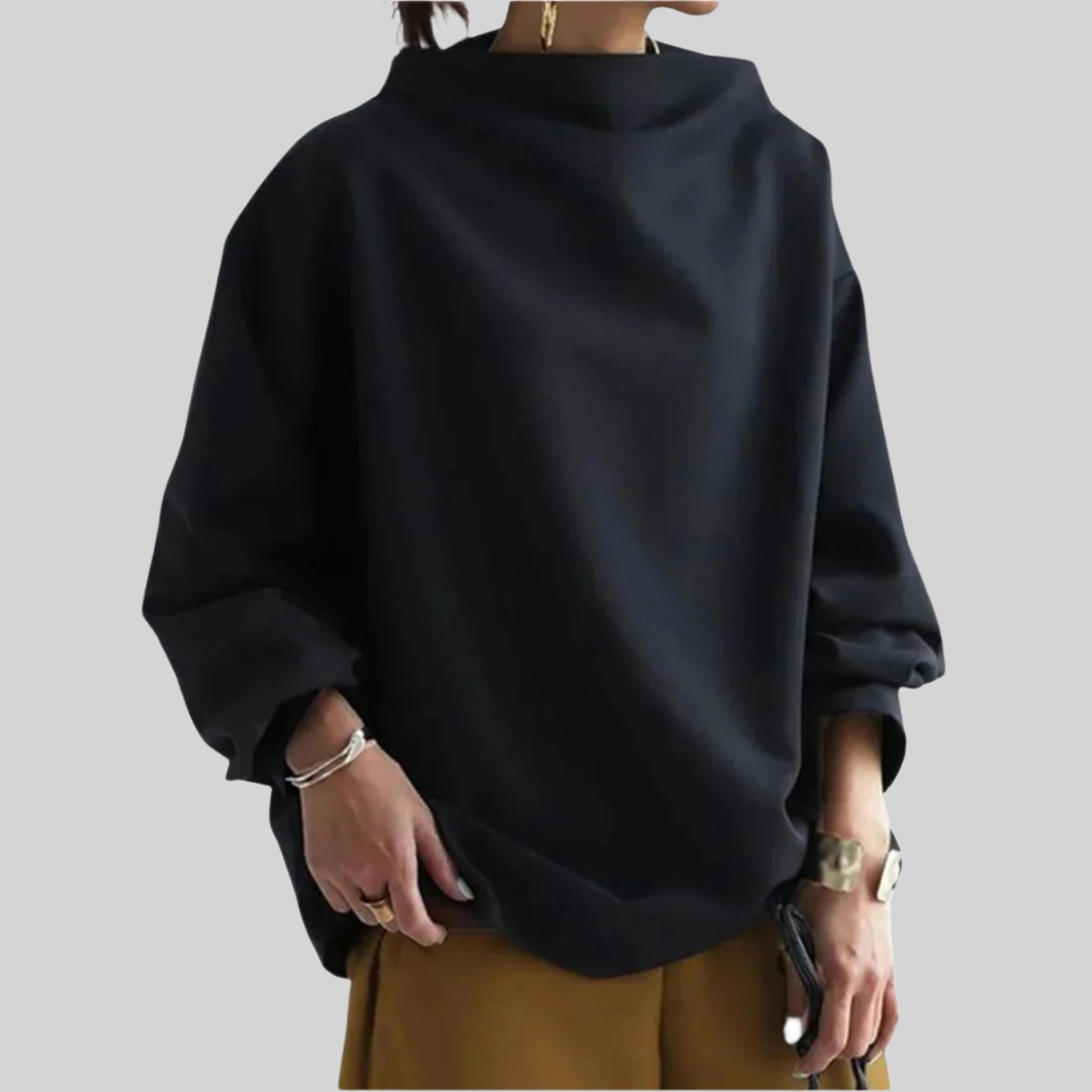 Trui "Clara" – Oversized Zwart