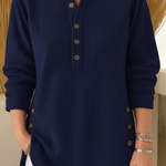 Pull "Elise" – Maille unie à manches longues