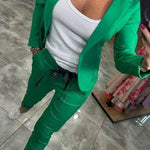 Ensemble "Adriana" – Blazer souple & pantalon