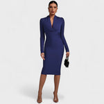 Robe bandage "Doris" – Manches longues