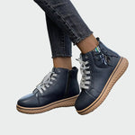 Sneakerlaarsjes – Met Contrastveters