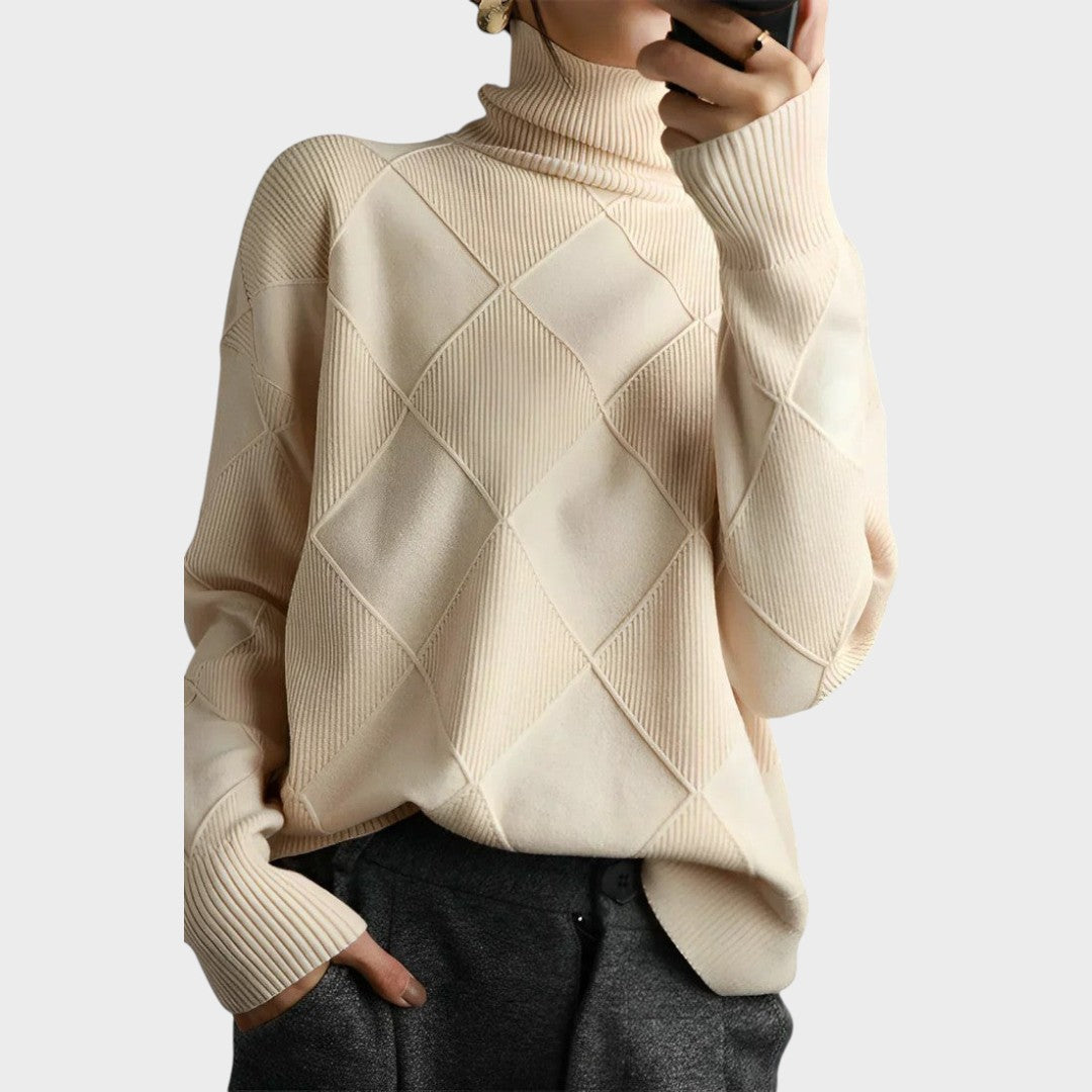 Pull à col roulé "Senta" – Cachemire