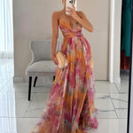 Maxikleed "Katharina" – Chiffon met Bloemenprint
