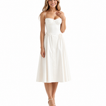 Robe midi "Martha" – Corsage structuré