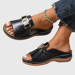 Sandalen "Angelika" – Gouden Gesp