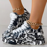 Baskets "Veronika" – Graffiti avec amorti