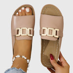 Sandalen "Angelika" – Gouden Gesp