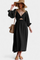 Robe "Petra" – Deux Volants & Manches Bouffantes